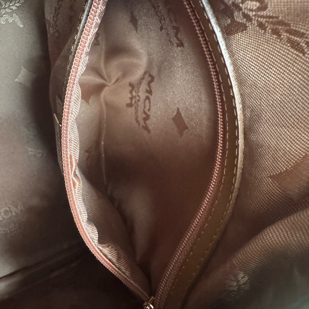 MCM Cognac Visetos Satchel - Picture 14 of 16